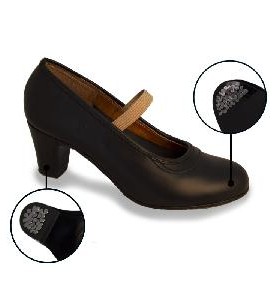 -ZAPATO FLAMENCO NEGRO GOMA 38