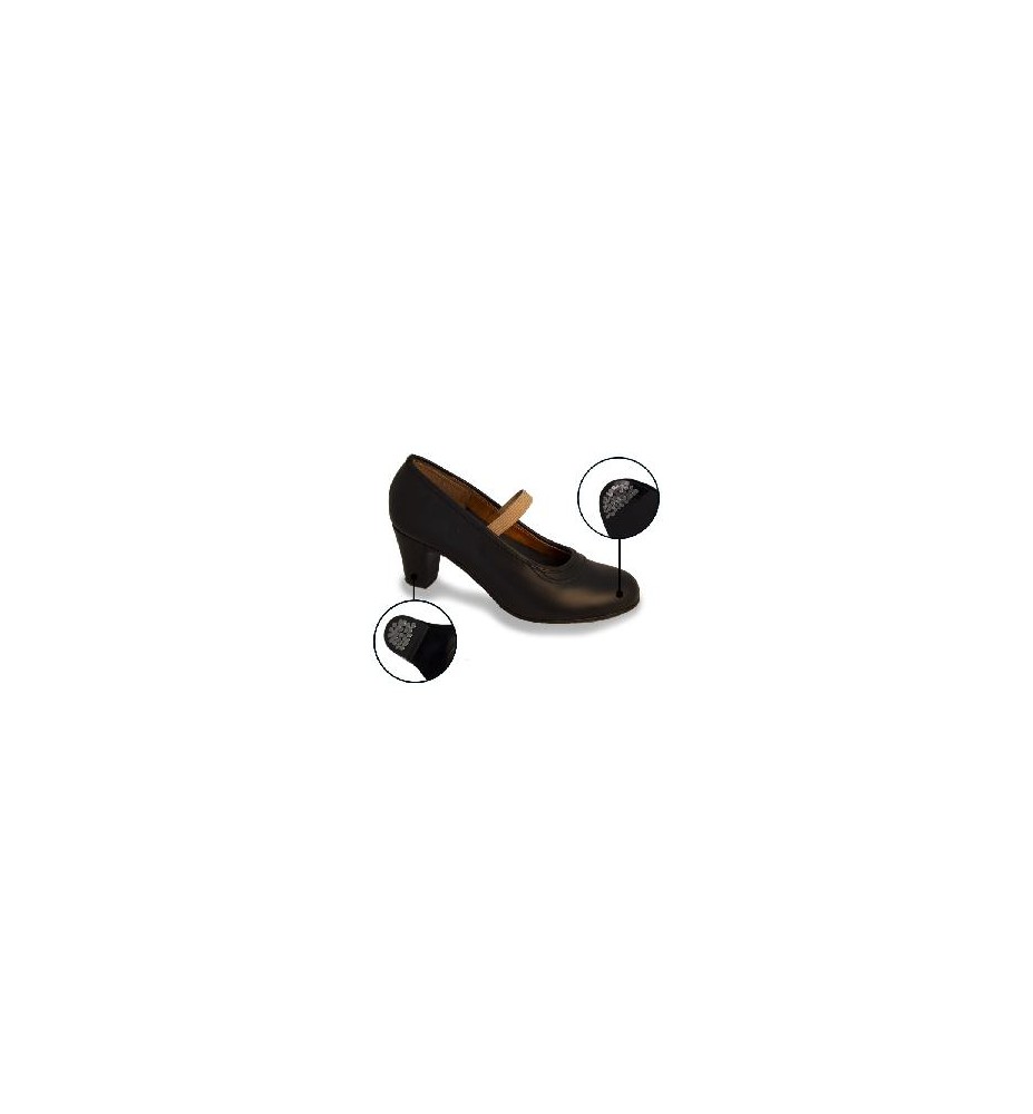 -ZAPATO FLAMENCO NEGRO GOMA 38