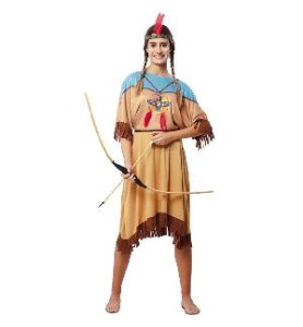 -DISFRAZ INDIA APACHE XL