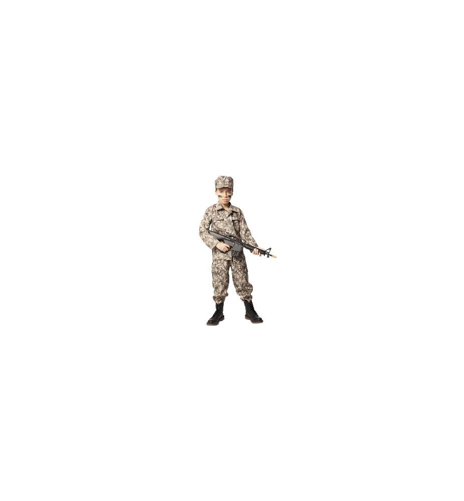 -DISFRAZ MILITAR 10-12 AÑOS