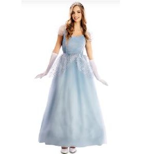 -DISFRAZ PRINCESA AZUL M-L
