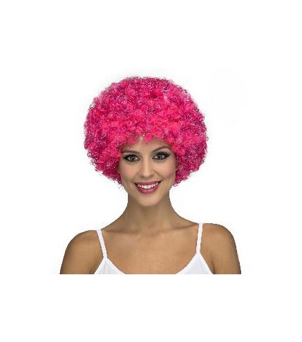 -PELUCA RIZADA ROSA