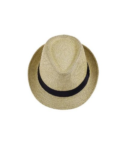 -SOMBRERO GANGSTER CREMA CALADO