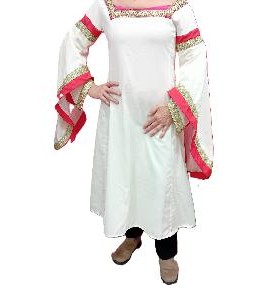 -VESTIDO MEDIEVAL BEIGE 40
