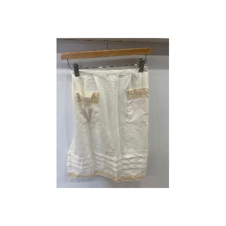 -DELANTAL REGIONAL BEIGE M