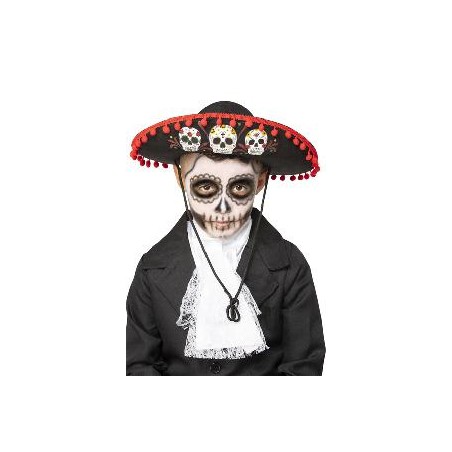 -SOMBRERO INFANTIL DÍA DE LOS MUERTOS