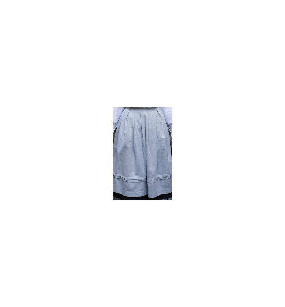 -DELANTAL REGIONAL GRIS G