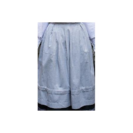 -DELANTAL REGIONAL GRIS G