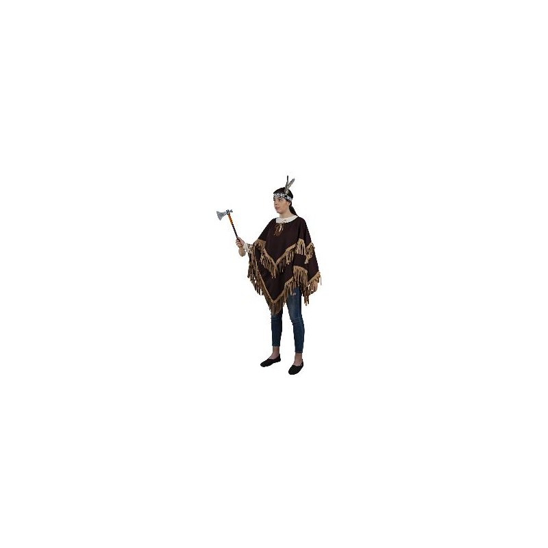 -PONCHO HIPPIE-INDIO ADULTO -PONCHO HIPPIE-INDIO ADULTO