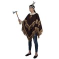 -PONCHO HIPPIE-INDIO ADULTO -PONCHO HIPPIE-INDIO ADULTO