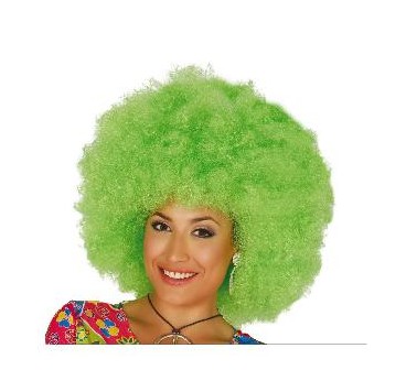 -PELUCA AFRO VERDE EXTRA