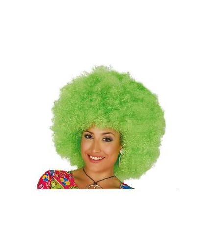 -PELUCA AFRO VERDE EXTRA
