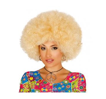 -PELUCA AFRO RUBIA EXTRA UNISEX