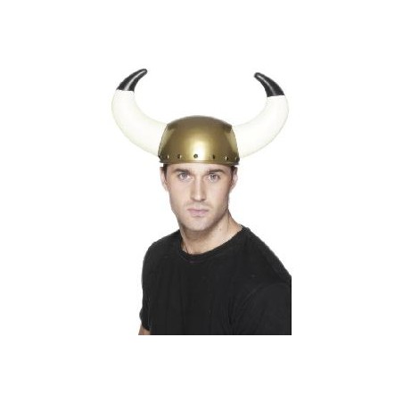 -CASCO VIKINGO CON CUERNOS