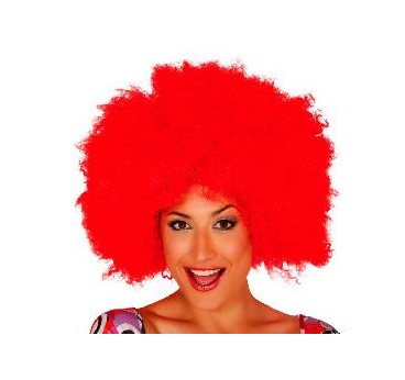 -PELUCA AFRO ROJA EXTRA