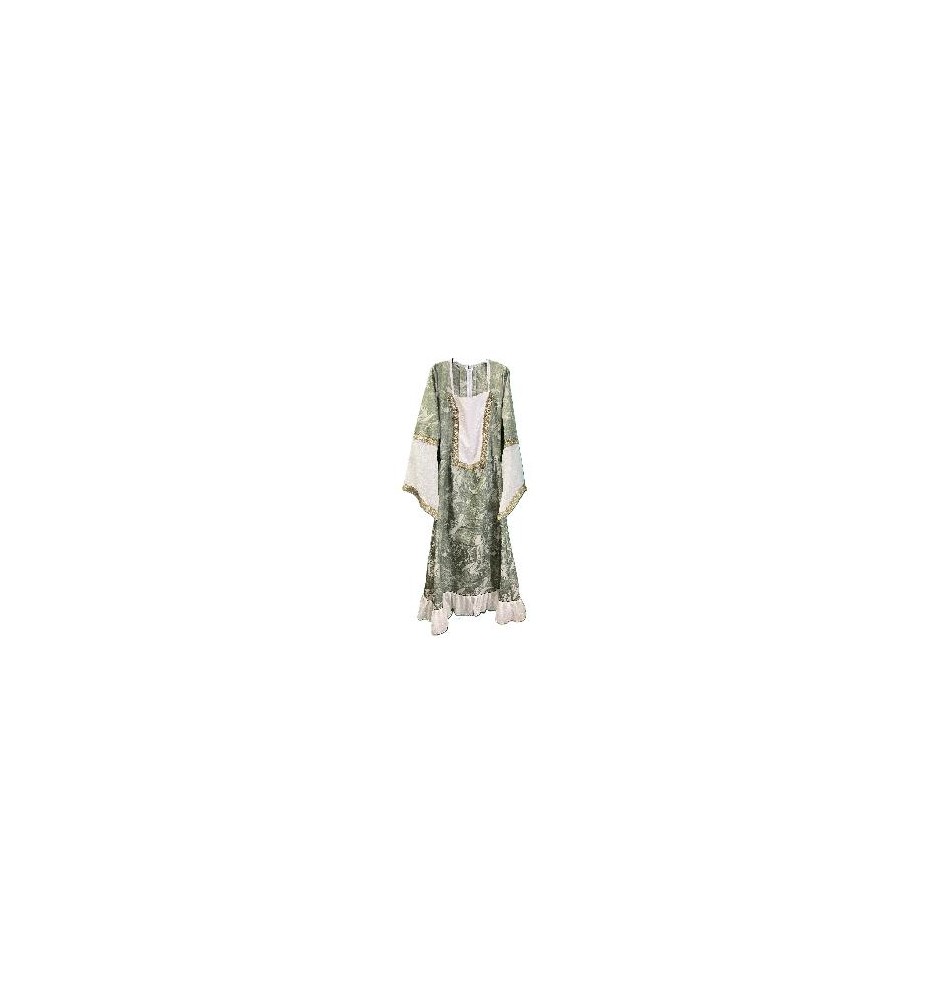 -VESTIDO MEDIEVAL VERDE 44