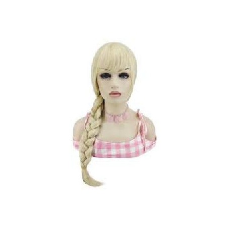 -PELUCA TRENZA RUBIA EXTRA LARGA