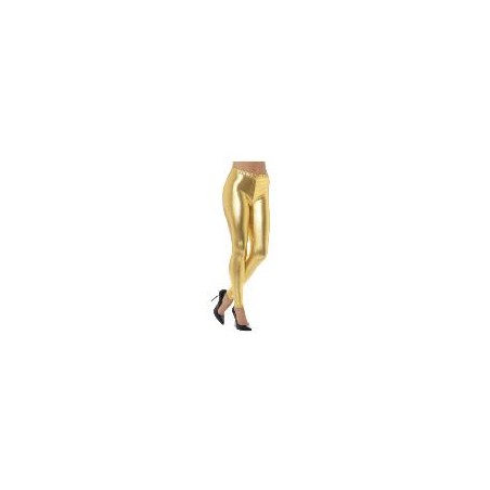 -LEGGINS DORADO ADULTO