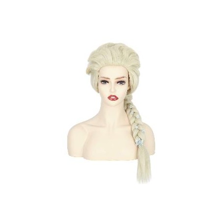 -PELUCA TRENZA RUBIA ELSA