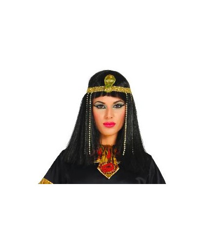 -PELUCA EGIPCIA CON DIADEMA