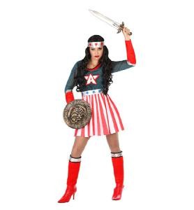 DISFRAZ CAPITANA AMERICA XS-S