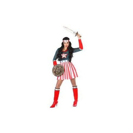 DISFRAZ CAPITANA AMERICA XS-S