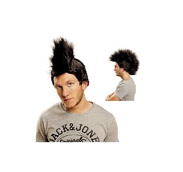 -PELUCA PUNK MORENA