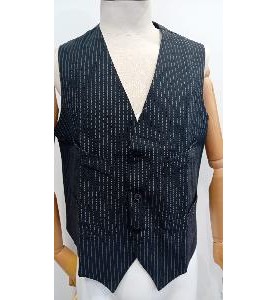 -CHALECO REGIONAL RAYAS NEGRO G