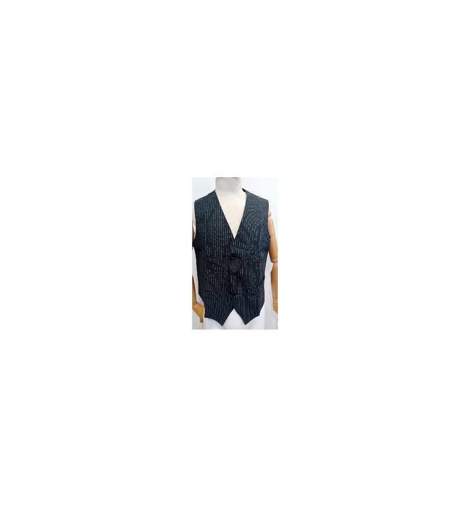 -CHALECO REGIONAL RAYAS NEGRO G