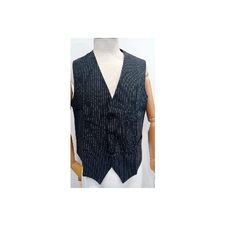 -CHALECO REGIONAL RAYAS NEGRO G