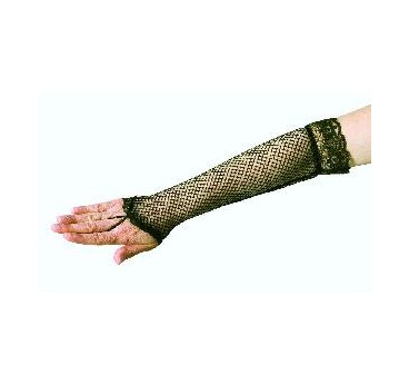 -GUANTES MITONES LARGOS NEGROS