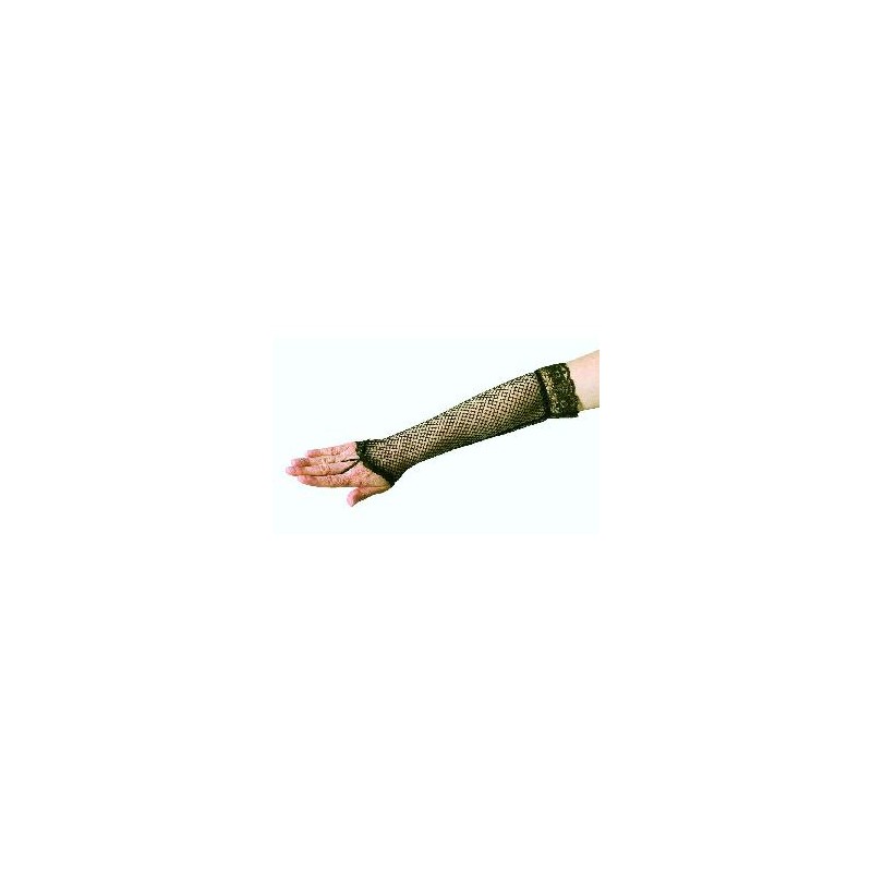 -GUANTES MITONES LARGOS NEGROS
