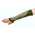-GUANTES MITONES LARGOS NEGROS