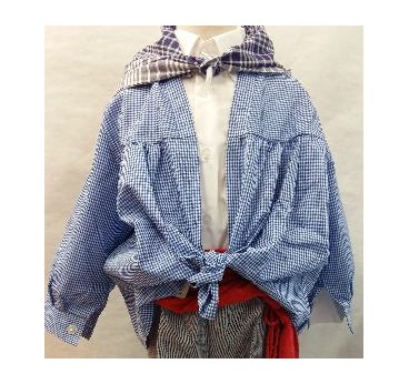 BLUSON CUADROS AZULES T-S