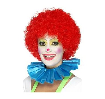 -COLLAR DE VOLANTES PARA PAYASO AZUL