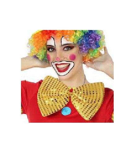 -PAJARITA PAYASO DORADA 30CM
