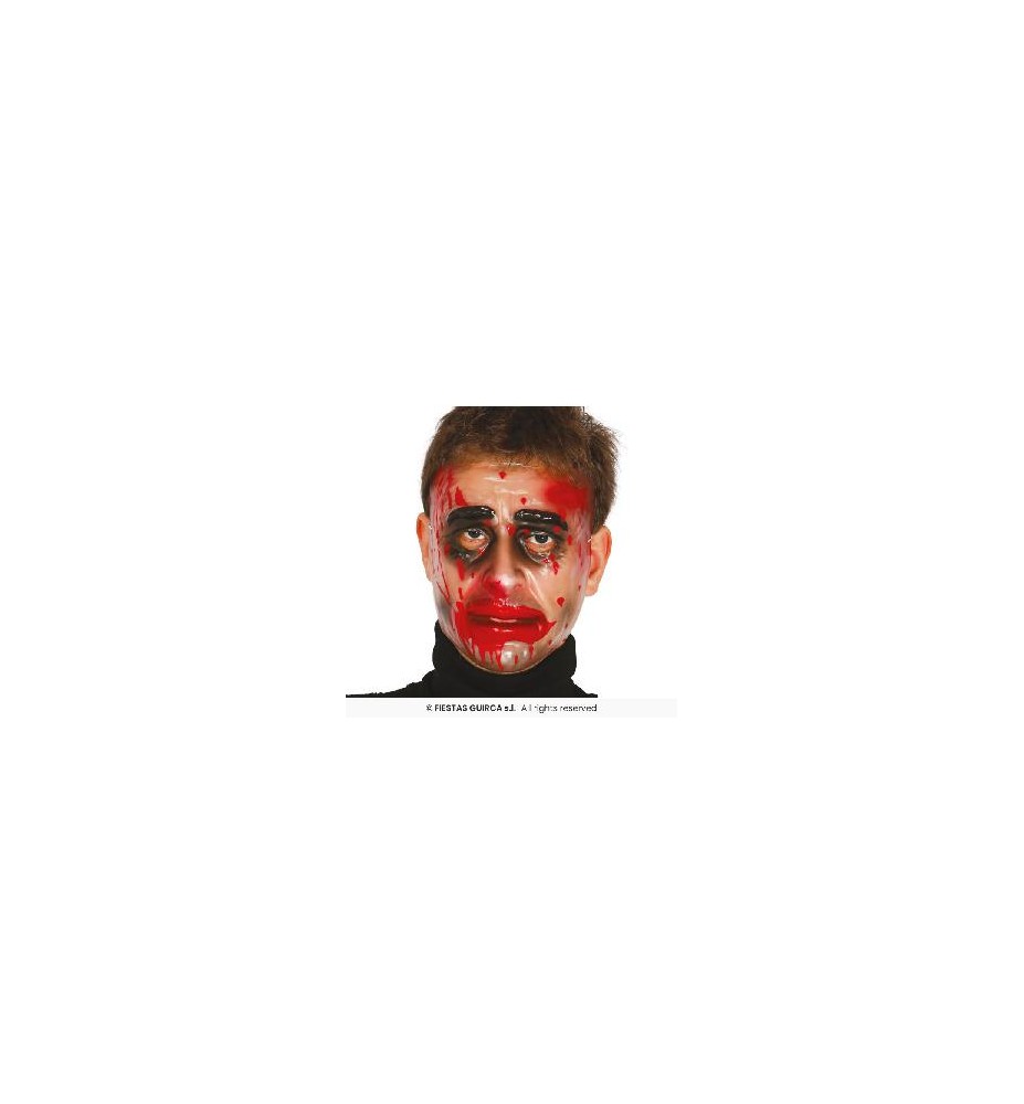 -CARETA TRANSPARENTE/SANGRE