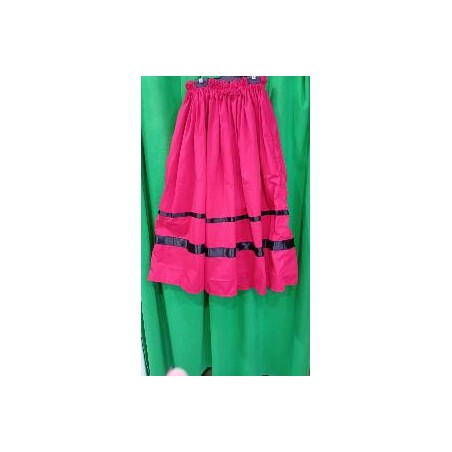 -FALDA REGIONAL ROJA M