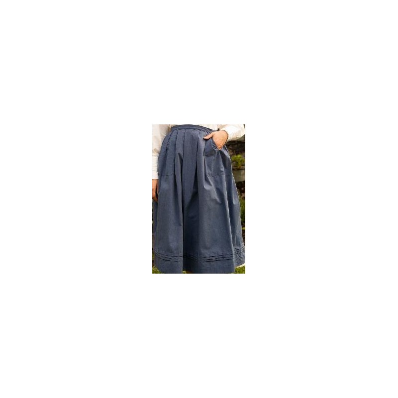 -DELANTAL REGIONAL AZUL P