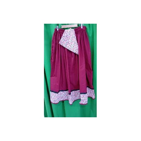 -FALDA REGIONAL GRANATE L
