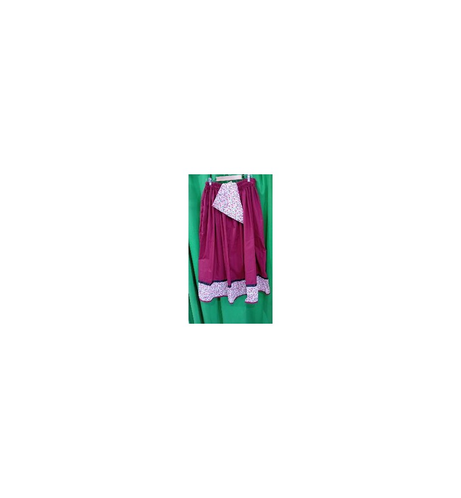 -FALDA REGIONAL GRANATE M