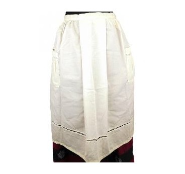 -DELANTAL REGIONAL BEIGE P