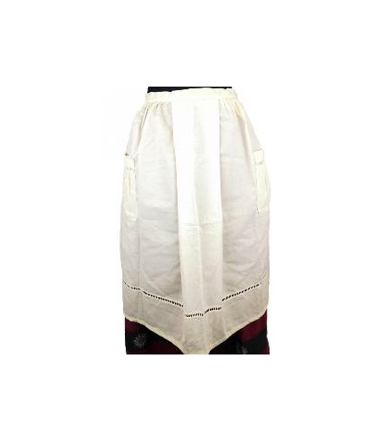 -DELANTAL REGIONAL BEIGE P