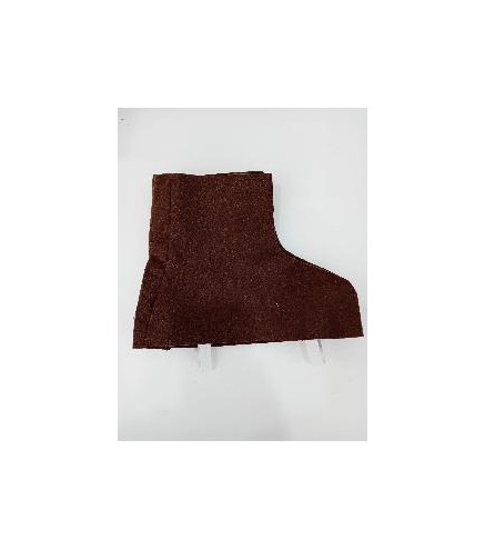 -CUBREBOTAS FIELTRO MARRON 41-43