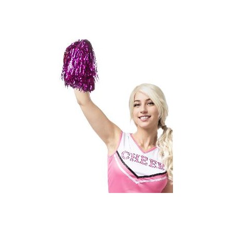 -POM POM ROSA ELECTRICO