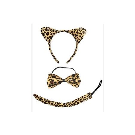 -CONJUNTO DIADEMA LEOPARDO