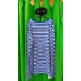 -CAMISETA A RAYAS HORINZONTALES BLANCAS Y AZULES L