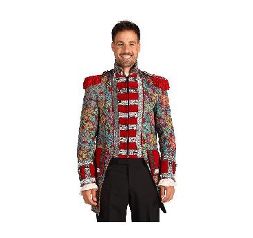-CHAQUETA FLORES RUSTICAS XL