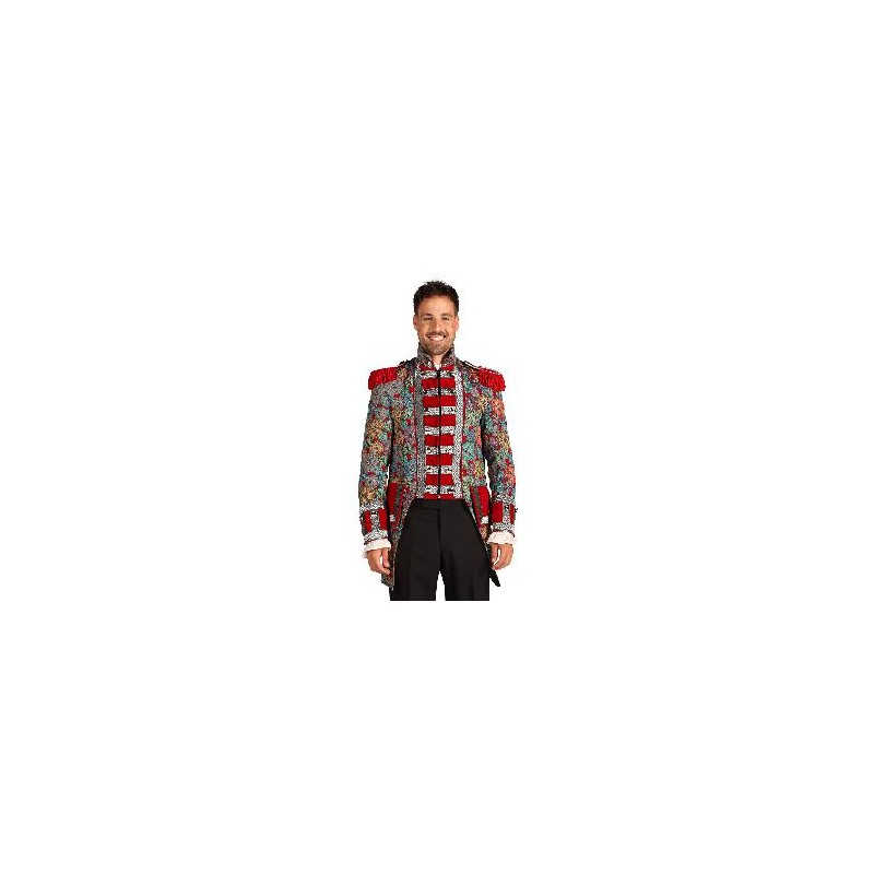 -CHAQUETA FLORES RUSTICAS XL