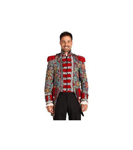 -CHAQUETA FLORES RUSTICAS XL
